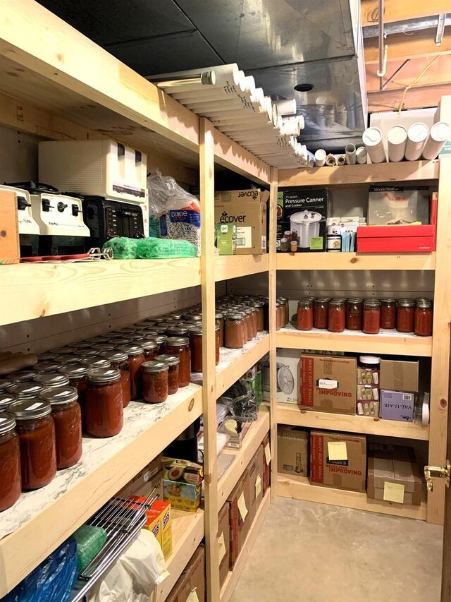 view of storage
