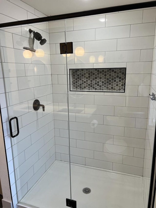 bathroom with walk in shower