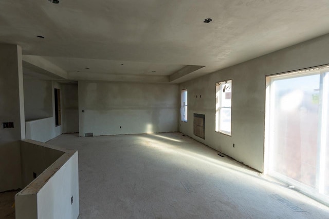 view of unfurnished living room