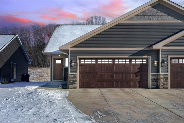 view of craftsman inspired home