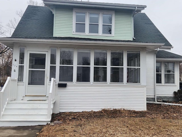 view of rear view of house