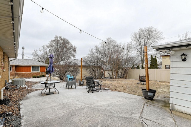 view of patio / terrace featuring cooling unit