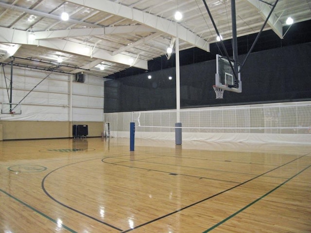 view of basketball court