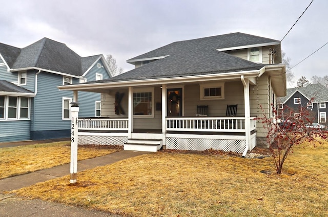 view of front facade with covered porch