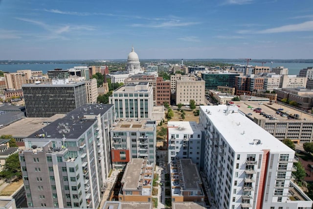 city view featuring a water view