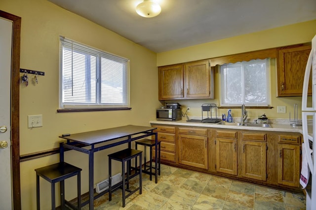 kitchen featuring sink