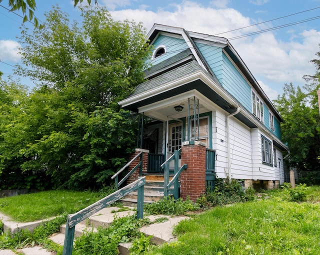 view of bungalow-style house