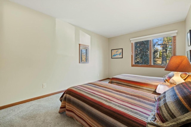 bedroom with carpet flooring