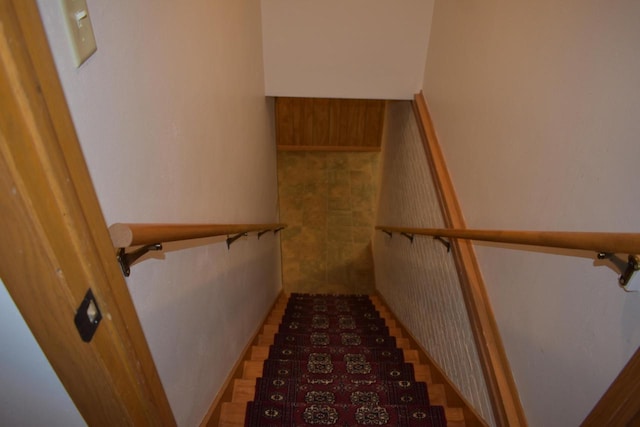 view of stairs