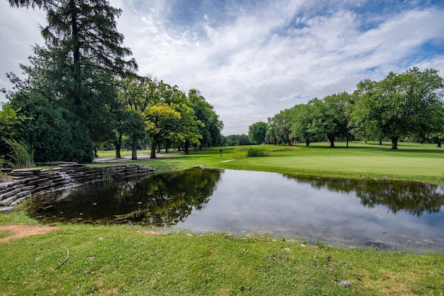 view of water feature