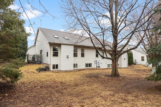 view of rear view of house