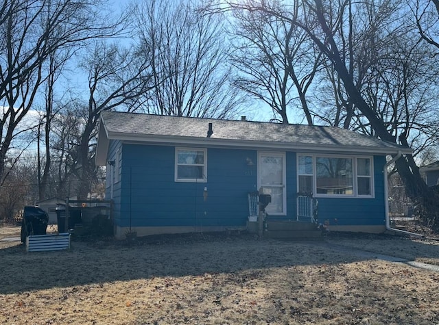 view of front of home