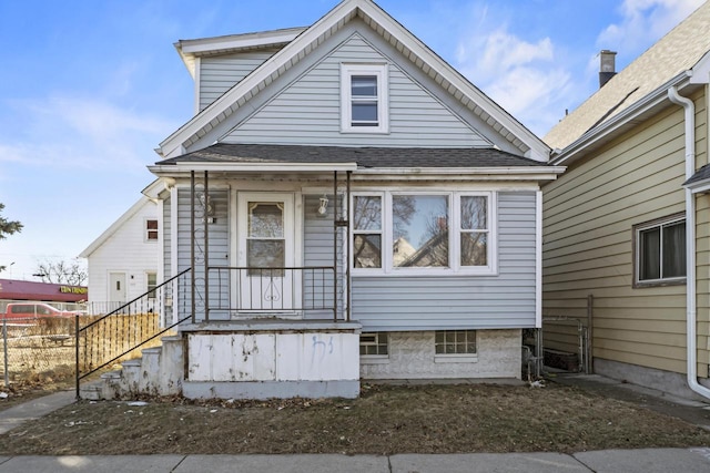 view of front of home