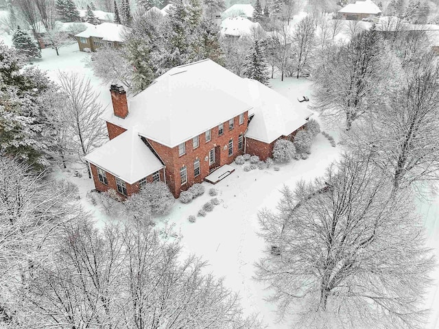 2532 Huntington Way, Suamico, WI 54173 - view of snowy aerial view