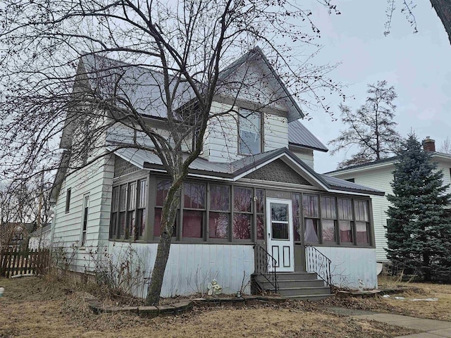 view of front of house