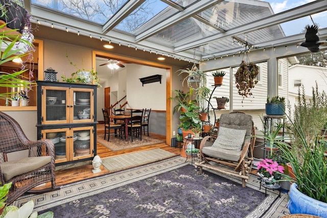 view of patio / terrace featuring a pergola