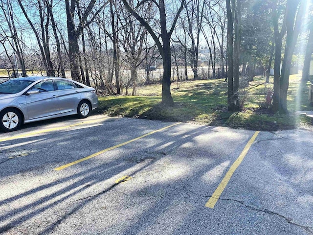 view of parking / parking lot