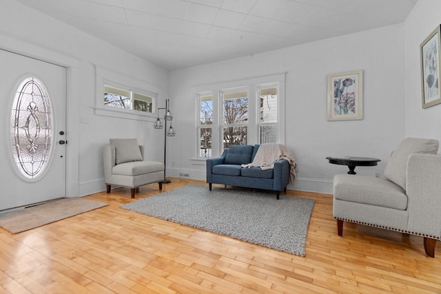 interior space featuring light hardwood / wood-style floors