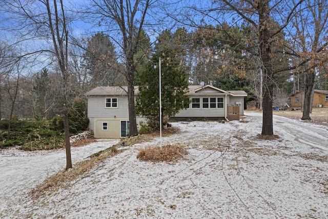 view of front of home