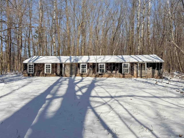 view of ranch-style home