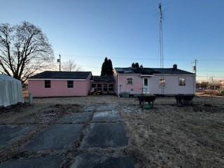 view of rear view of property