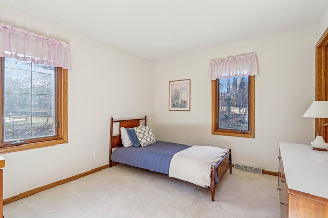 bedroom with carpet flooring