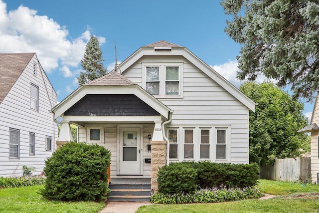 view of bungalow-style home