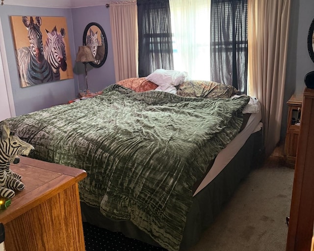 bedroom featuring carpet floors