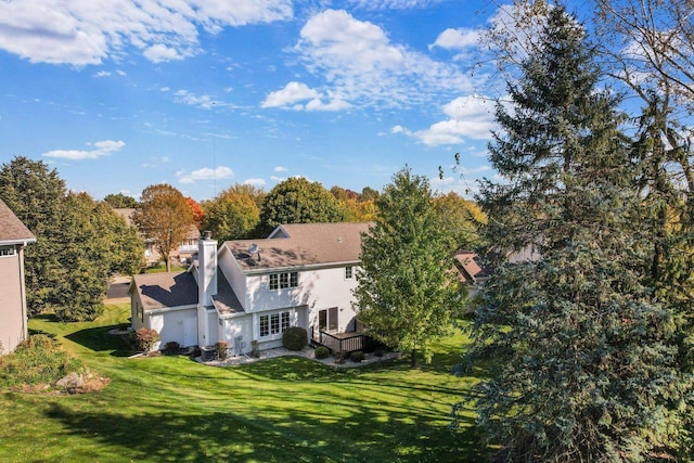 view of rear view of property