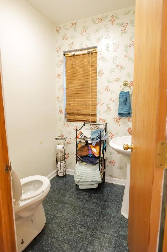 bathroom with toilet