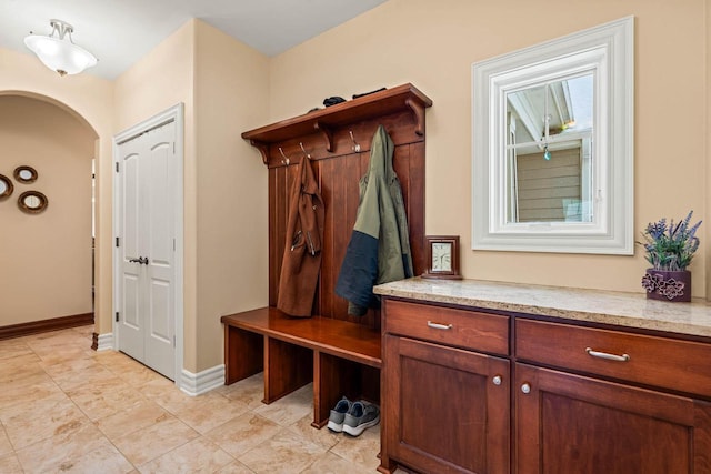 view of mudroom