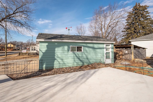 view of outbuilding