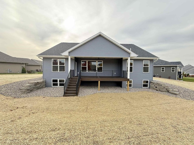 view of front of property