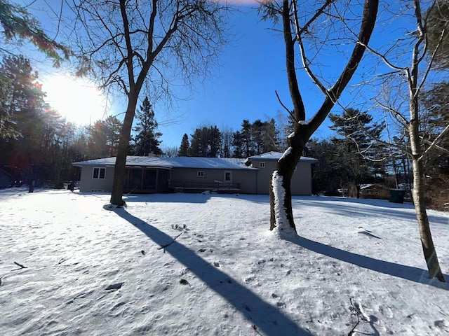 view of front of home