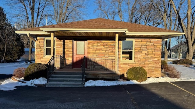 view of front of home