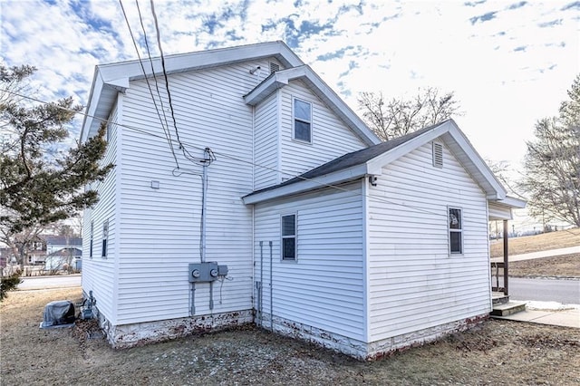 view of side of property