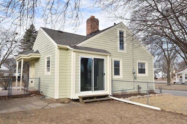 view of rear view of house