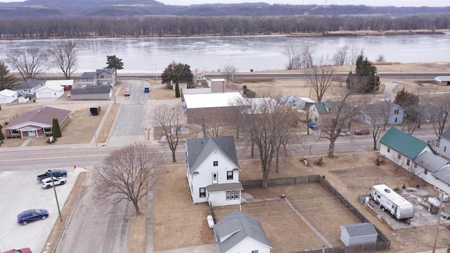 301 W Amelia St, Cassville, WI 53806 - birds eye view of property with a water view