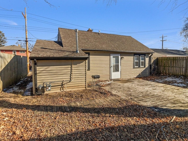 view of rear view of house