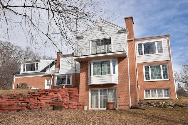 view of rear view of property