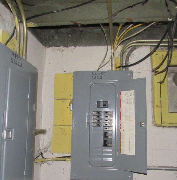 utilities with electric panel