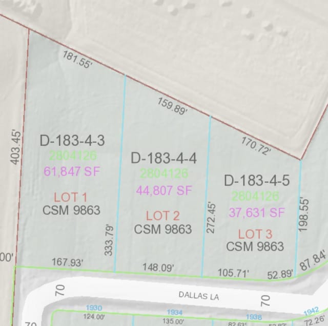 Dallas Ln, De Pere WI, 54115 land for sale