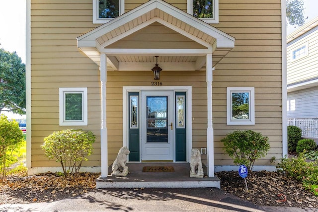 view of property entrance