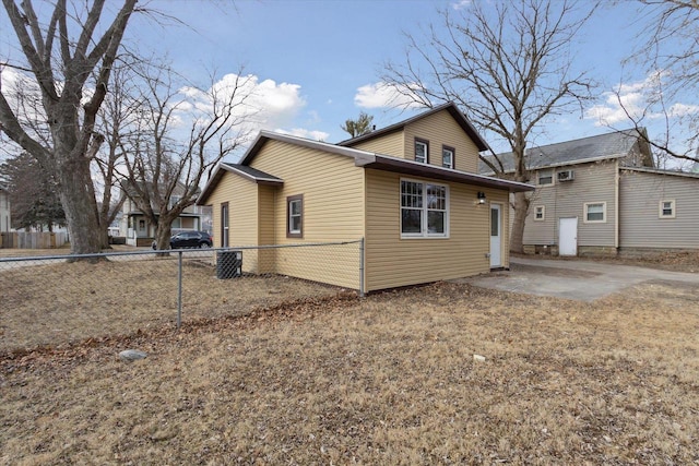 rear view of house with a patio area