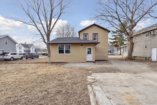 view of back of property