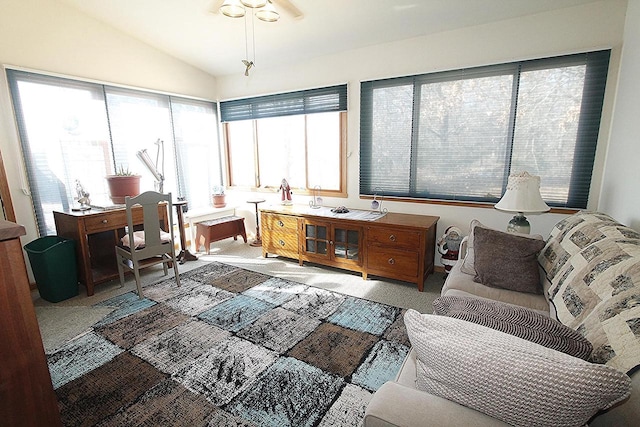 W5698 Losinski Rd, Princeton, WI 54968 - sunroom featuring vaulted ceiling
