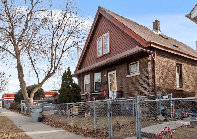 view of front of property