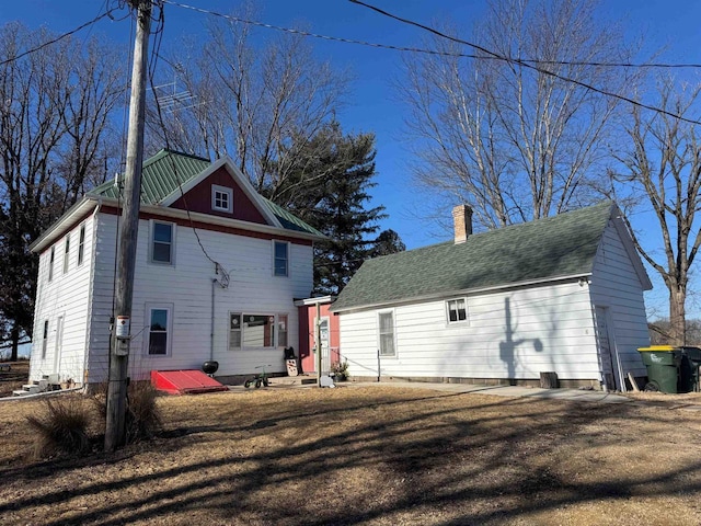 view of back of property