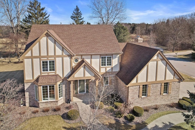 view of tudor house