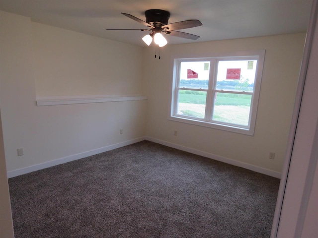 127 Linden Ln, Fox Lake, WI 53933 - unfurnished room featuring carpet flooring and ceiling fan